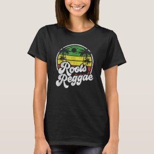Roots Reggae Vintage Jamaica Rasta Jamaican Music T-Shirt