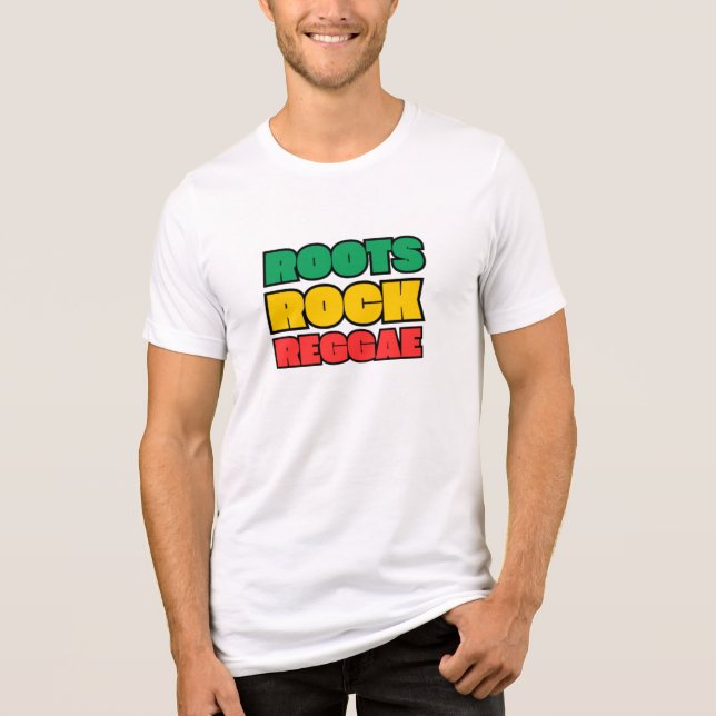 Roots Rock Reggae Tri-Blend Shirt (Front)
