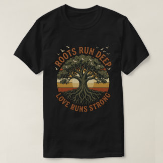 Roots Run Deep Family Reunion Vacation T-Shirt