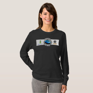 RootsTech Ride Along in a long-sleeved T-shirt