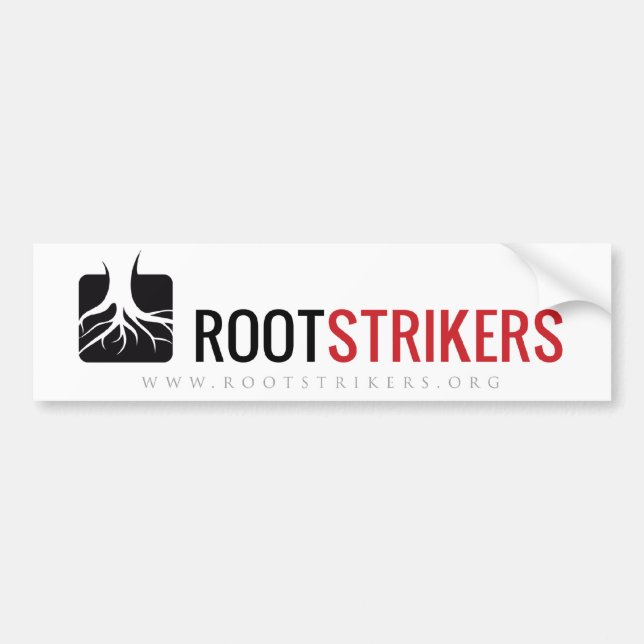 Rootstrikers Bumper Sticker (Front)