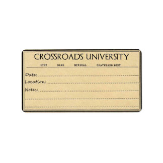 Rootwork Label for Dirts and Minerals