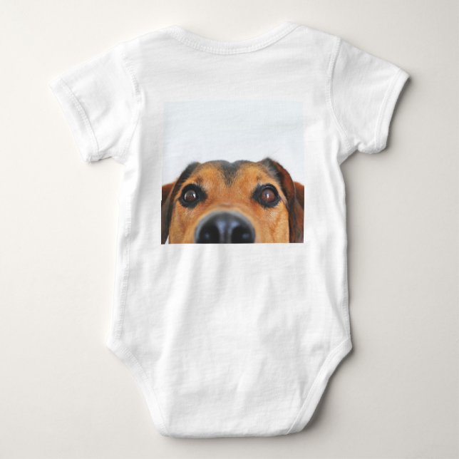 ropa de bebé con imágenes de perro baby bodysuit (Back)