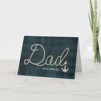 Rope design with anchor Father's Day