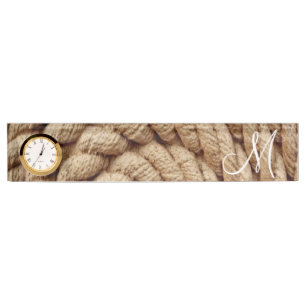 Rope Desk Nameplate