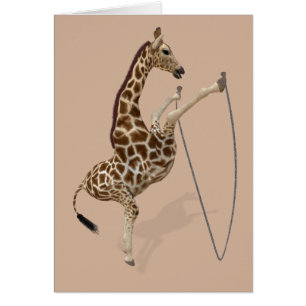 Rope Jumping Giraffe Athlete
