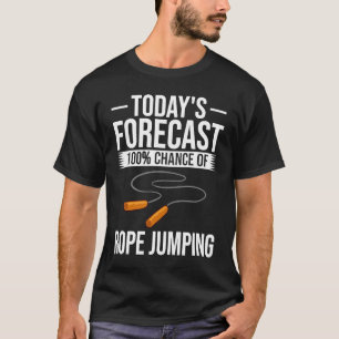 Rope Jumping Skipping Rope Jump Mat Workout Exerci T-Shirt