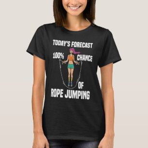 Rope Jumping Skipping Rope Jump Mat Workout Exerci T-Shirt