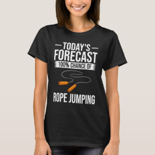 Rope Jumping Skipping Rope Jump Mat Workout Exerci T-Shirt