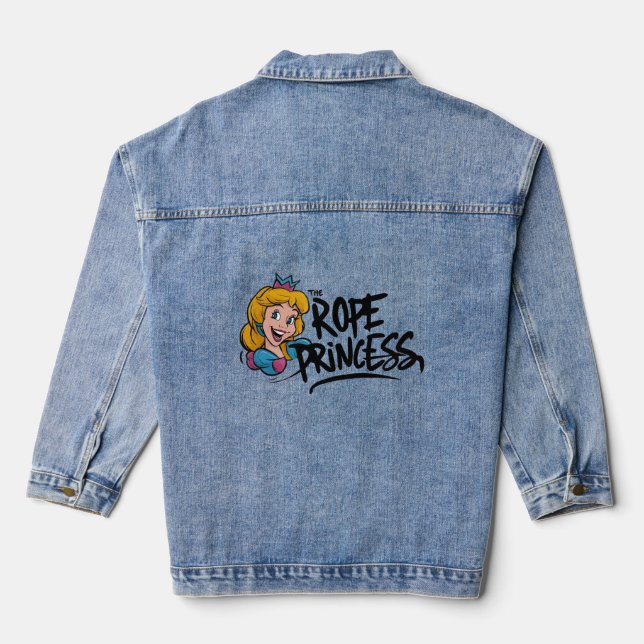 Rope princess shibari lover denim jacket (Back)