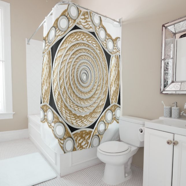 Rope Shower Curtain (In Situ)