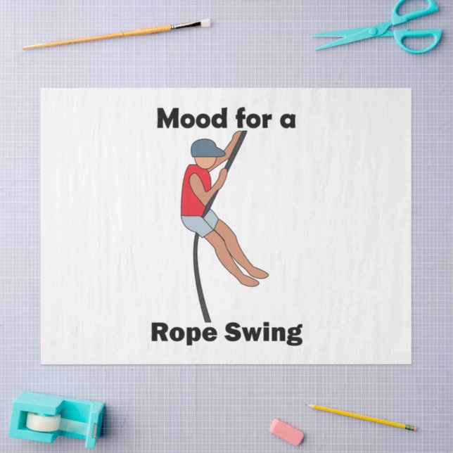 Rope Swing Mood Good Vibes Tissue Paper (Craft)