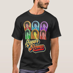 Roper Romp Pop Art Mrs. Roper Three's Company Retr T-Shirt