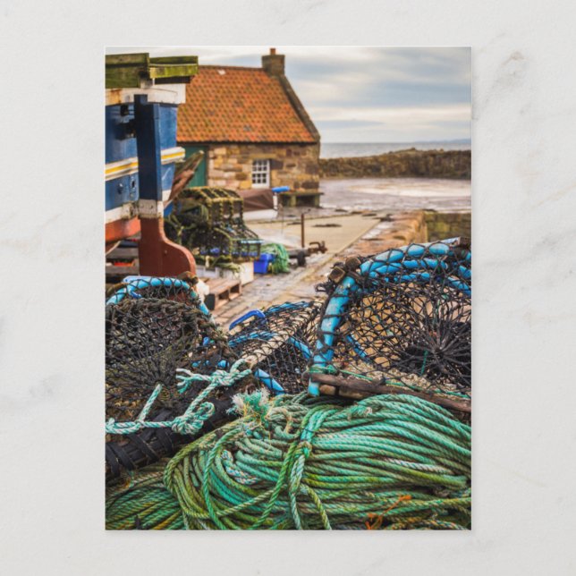 Ropes And Lobster Pots | Pittenweem, Scotland Postcard (Front)