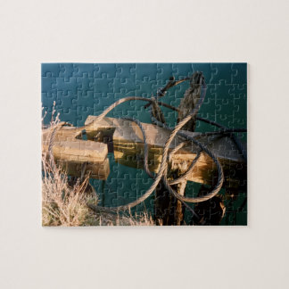 Ropes by the Water, Jigsaw Puzzle, 8x10 in, 110 pc Puzzle