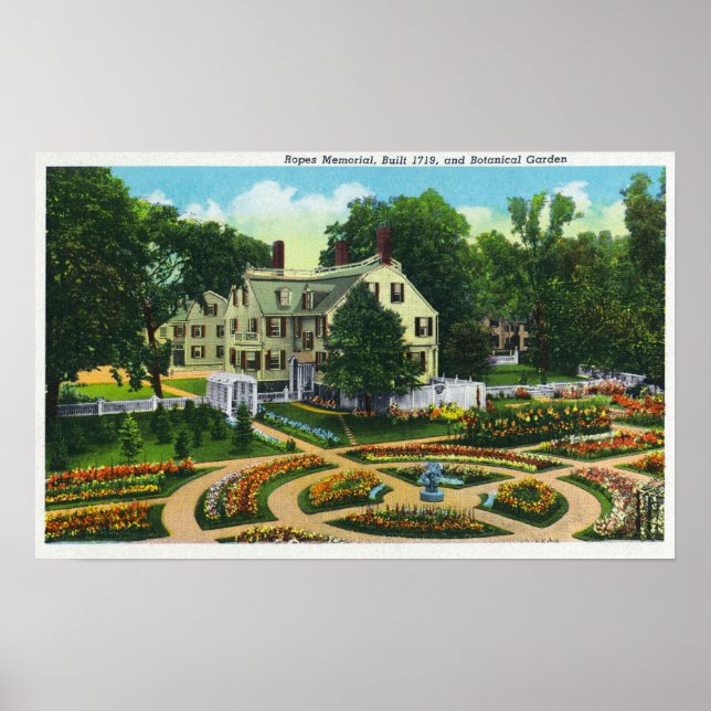 Ropes Memorial and Botanical Gardens View # 1 Poster (Front)