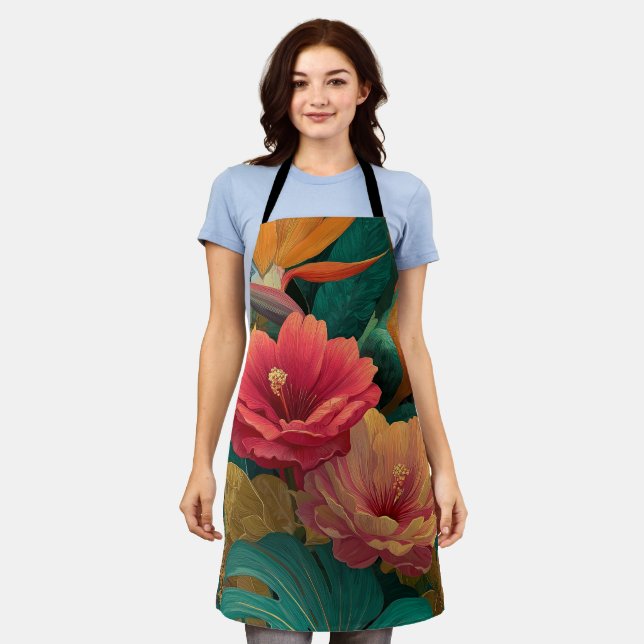 ropical Paradise Botanical Apron (Worn)