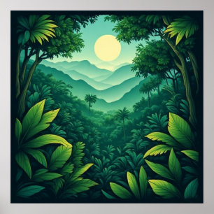 ropical Rainforest Canopy 🌿 Poster