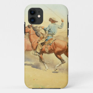 Roping Horses by Maynard Dixon iPhone 11 Case