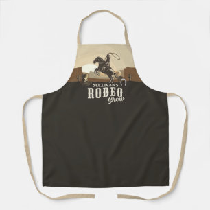 Roping Roundup Cowboy Rodeo Show Personalised Apron