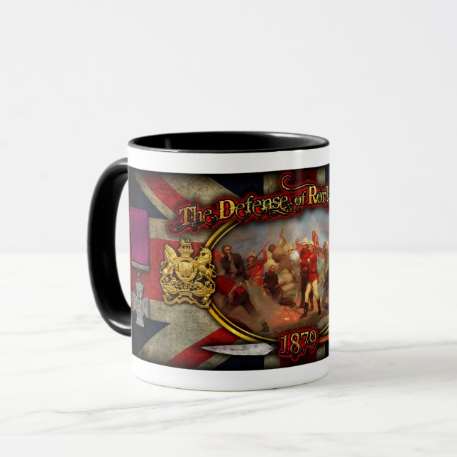 Rorke's Drift Commemorative Coffee Mug (Front Left)