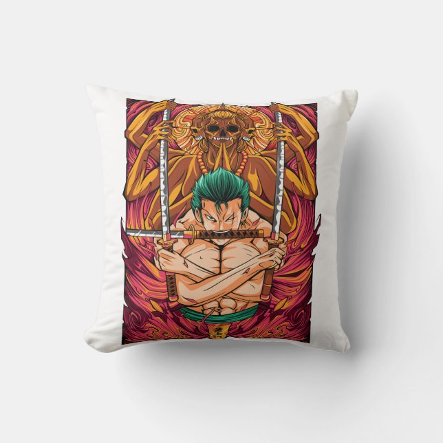 Roronoa Zoro One Piece Cushion (Front)