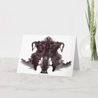 Rorschach Blot 4 Card