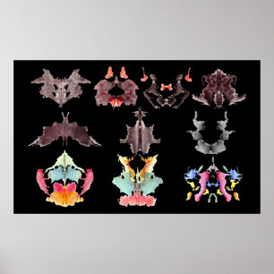 Rorschach Ink Blots Poster