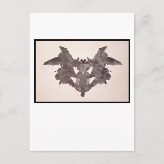 Rorschach Inkblot 1.0 Postcard (Front)