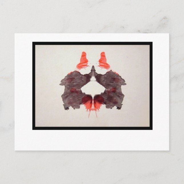 Rorschach Inkblot 2.0 Postcard (Front)