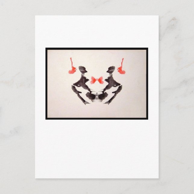 Rorschach Inkblot 3.0 Postcard (Front)