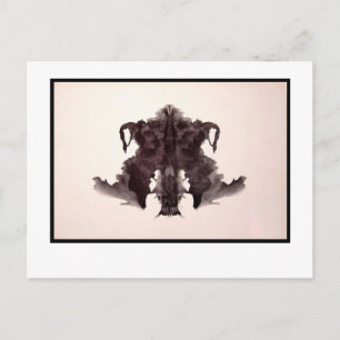 Rorschach Inkblot 4.0 Postcard