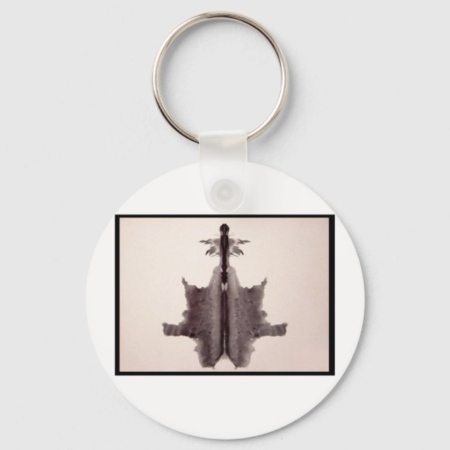Rorschach Inkblot 6.0 Key Ring (Front)