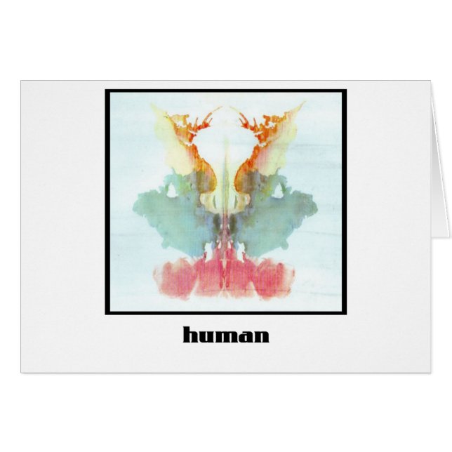 Rorschach Inkblot 9 (Front Horizontal)