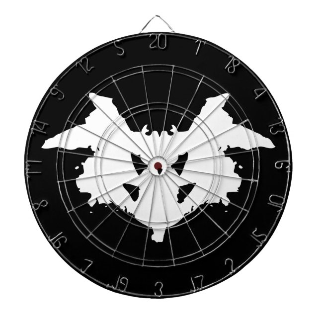 Rorschach Inkblot Dartboard (Front)
