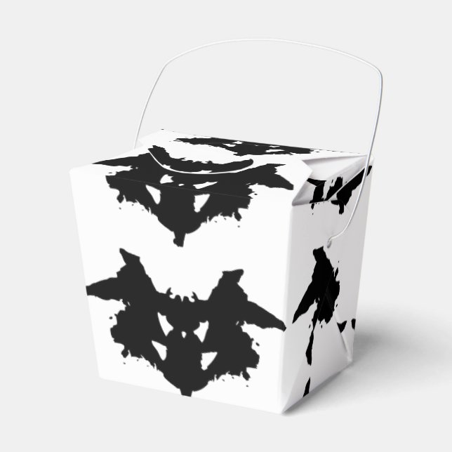 Rorschach Inkblot Favour Box (Front Side)