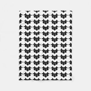 Rorschach Inkblot Fleece Blanket
