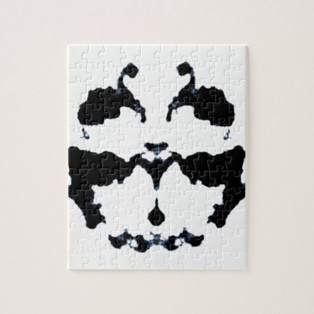 Rorschach inkblot jigsaw puzzle (Vertical)