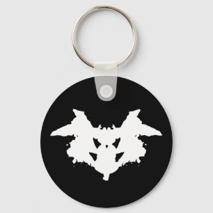 Rorschach Inkblot Key Ring
