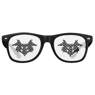 Rorschach Inkblot Retro Sunglasses