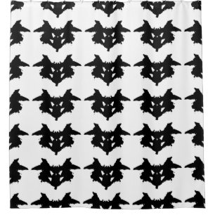 Rorschach Inkblot Shower Curtain
