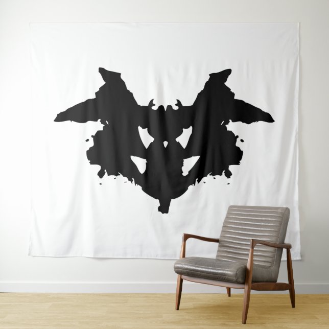 Rorschach Inkblot Tapestry (In Situ (Horizontal))