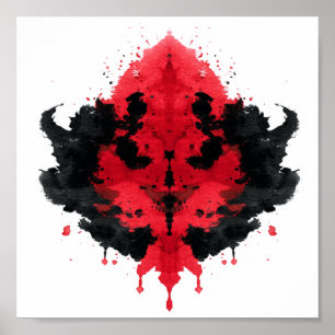 Rorschach Inkblot Test. Don't Call Me Crazy Poster