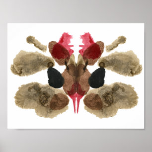 Rorschach Inkblot Test. Don't Call Me Crazy Poster