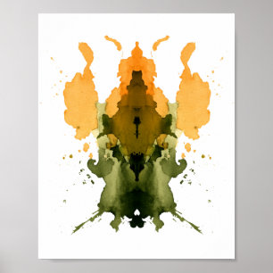 Rorschach Inkblot Test. Don't Call Me Crazy Poster
