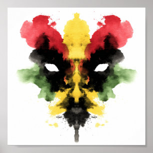 Rorschach Inkblot Test. Don't Call Me Crazy Poster