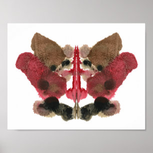 Rorschach Inkblot Test. Don't Call Me Crazy Poster