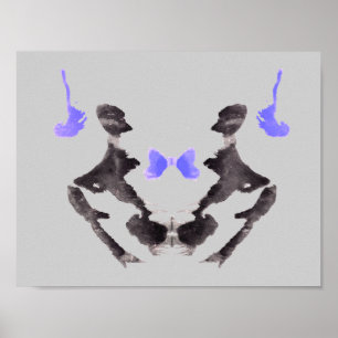 Rorschach Inkblot Test Fun Art Print