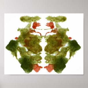 Rorschach Inkblot Test Fun Art Print