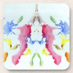 Rorschach Inkblot Test Psychiatry Coaster